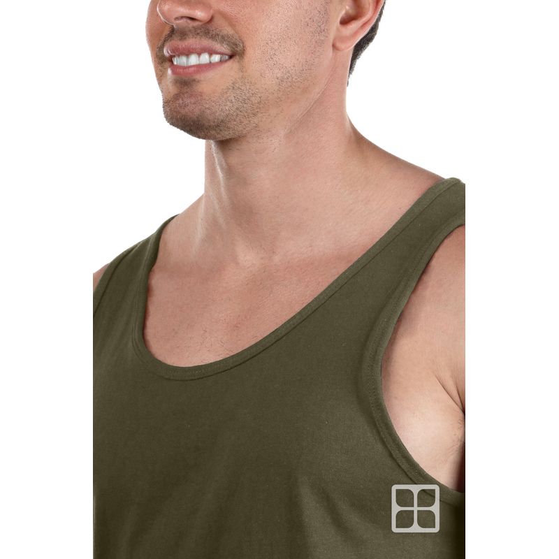 Camiseta para Hombre Color Militar