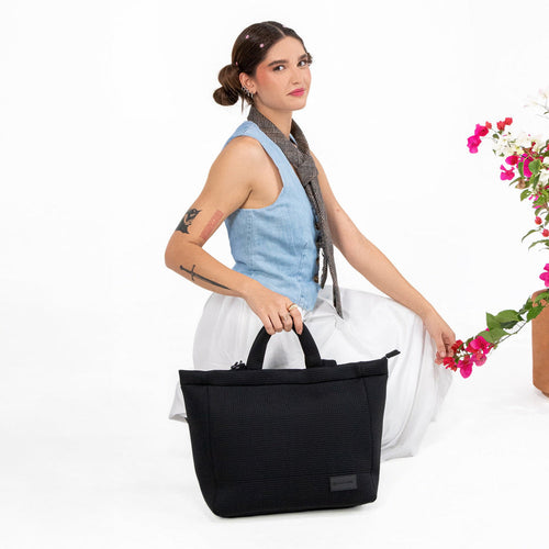 BOLSA TOTE BAG NARA Laptop 14" Cool Capital Negro