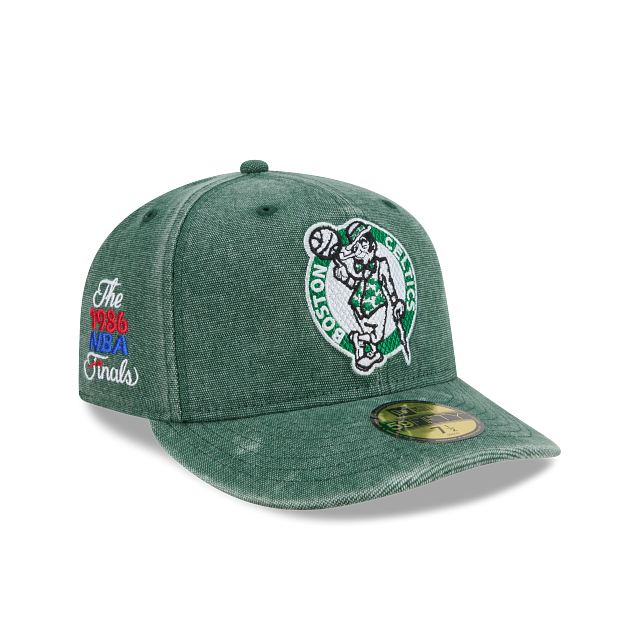 Boston Celtics NBA Hardwood Classics Diamond Stitch 59FIFTY Pre-Curve Cerrada