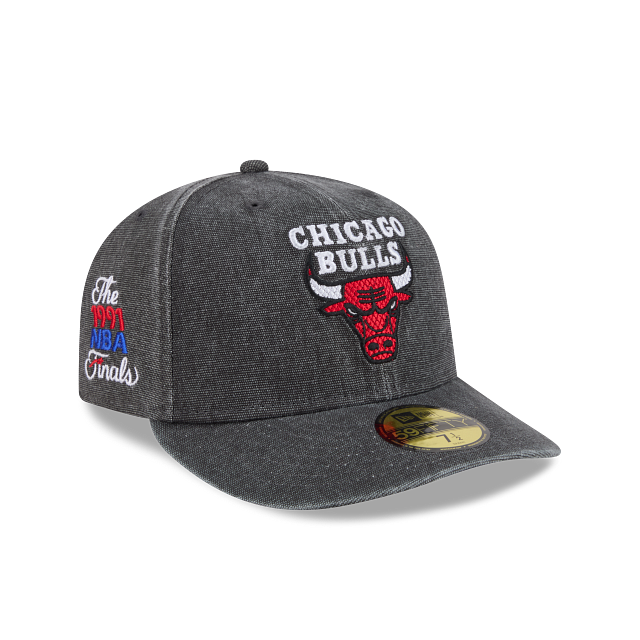 Chicago Bulls NBA Hardwood Classics Diamond Stitch 59FIFTY Pre-Curve Cerrada