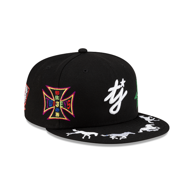 TwoJeys X New Era Embellished 59FIFTY Cerrada Negra