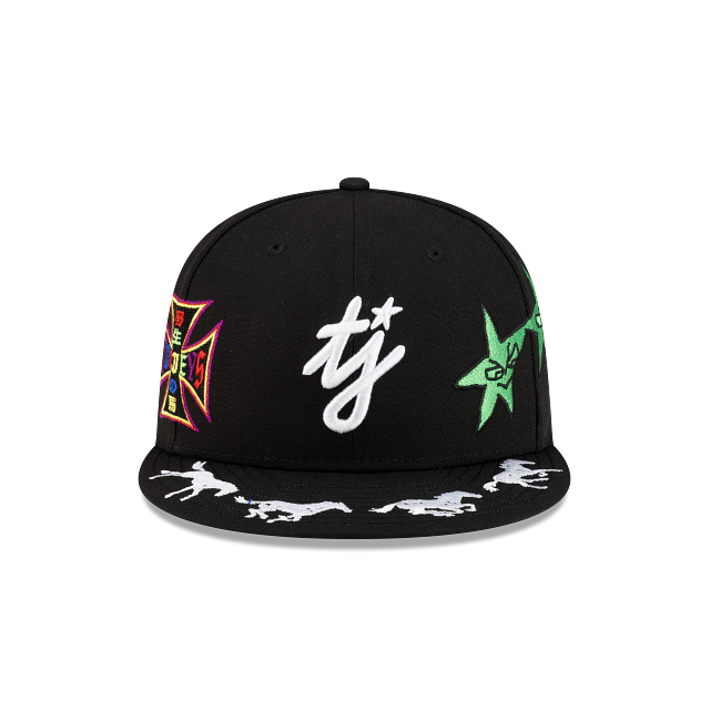 TwoJeys X New Era Embellished 59FIFTY Cerrada Negra