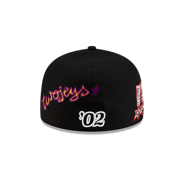 TwoJeys X New Era Embellished 59FIFTY Cerrada Negra