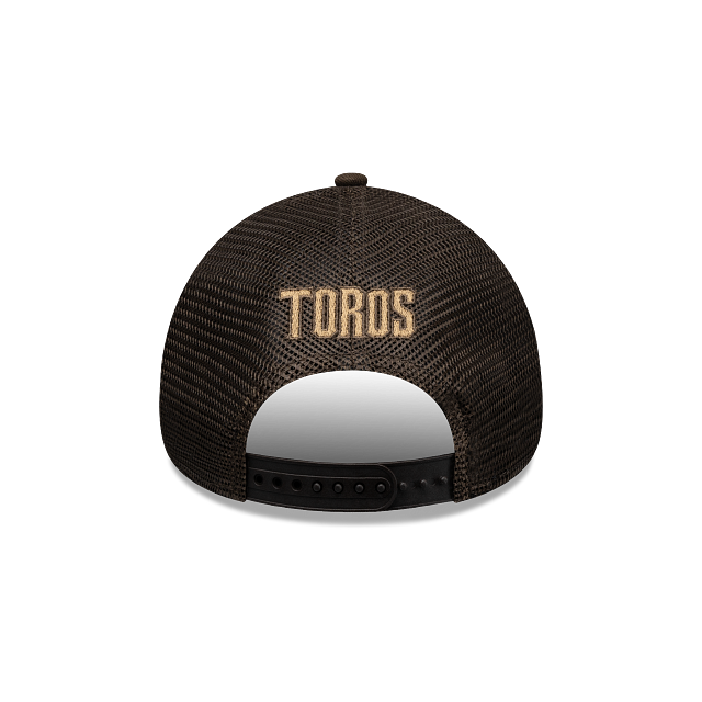 Toros de Tijuana LMB Fangear 9FORTY A-Frame Trucker Snapback Café