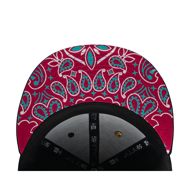 Tigres de Quintana Roo LMB Paisley Undervisor 59FIFTY Cerrada