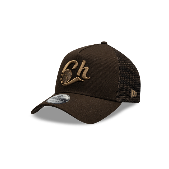 Charros de Jalisco LMB Fangear 9FORTY A-Frame Trucker Snapback Café