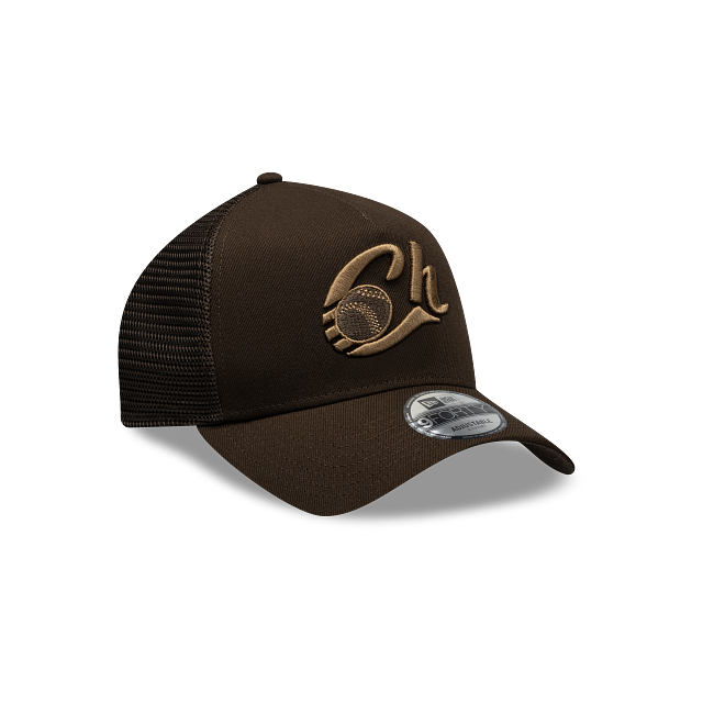 Charros de Jalisco LMB Fangear 9FORTY A-Frame Trucker Snapback Café