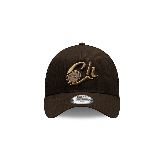 Charros de Jalisco LMB Fangear 9FORTY A-Frame Trucker Snapback Café