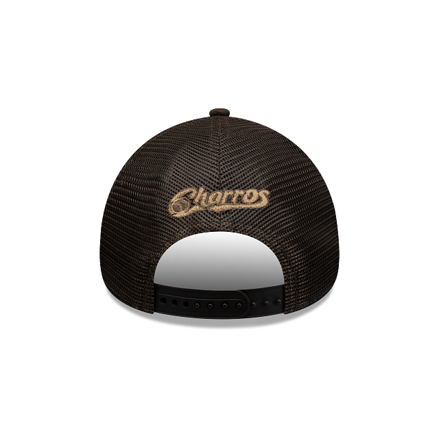 Charros de Jalisco LMB Fangear 9FORTY A-Frame Trucker Snapback Café