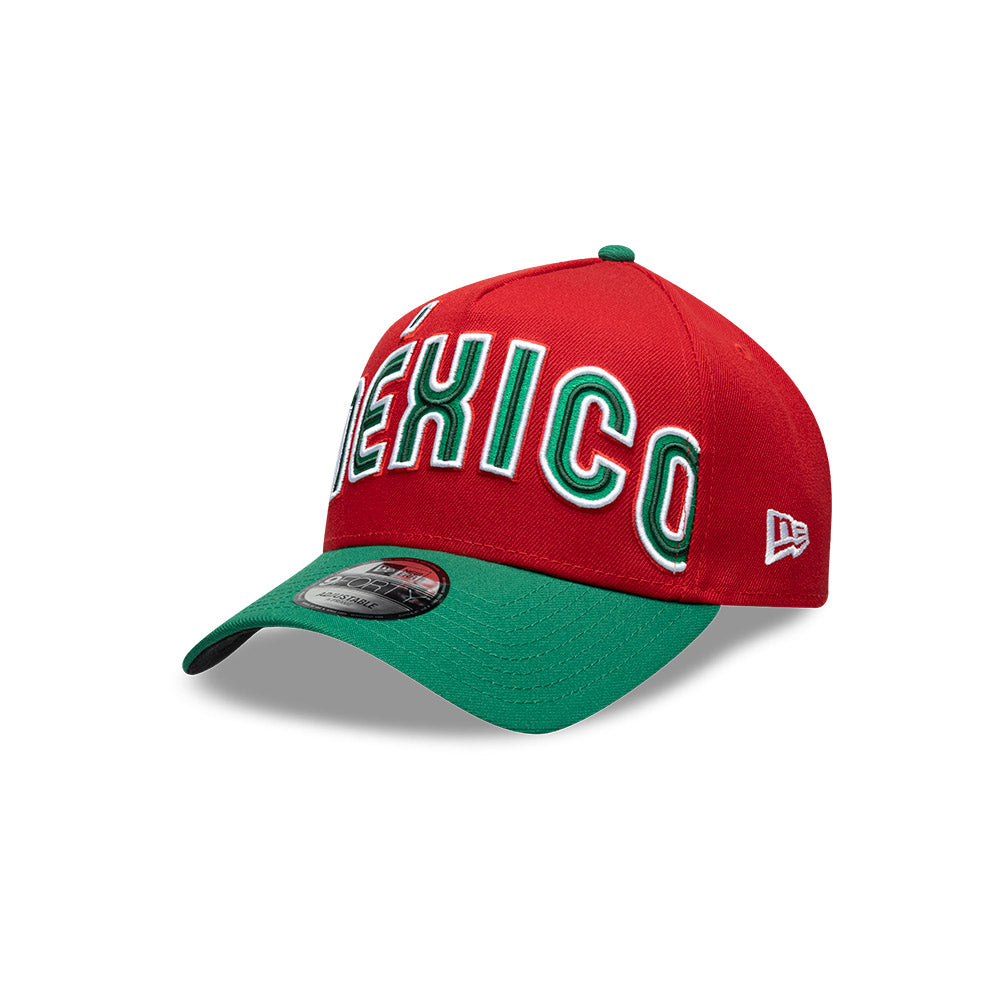México Emblem 9FORTY A-Frame Snapback Roja