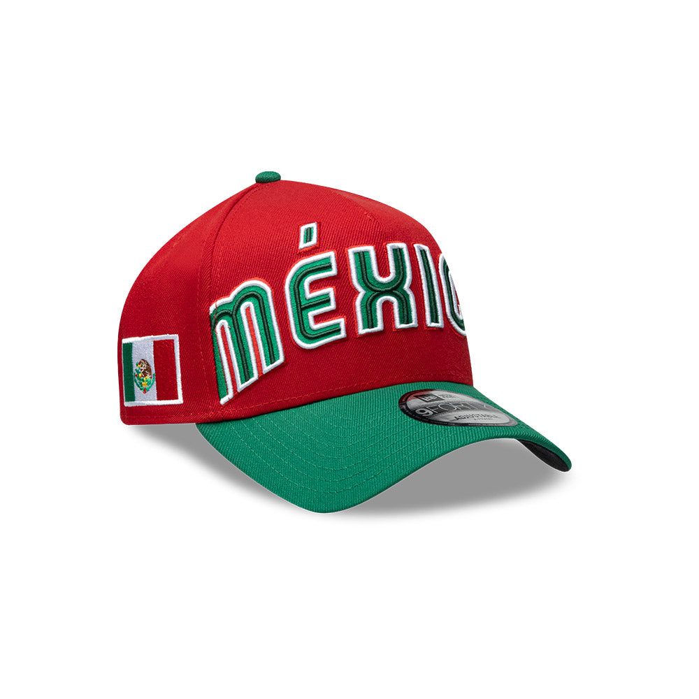 México Emblem 9FORTY A-Frame Snapback Roja