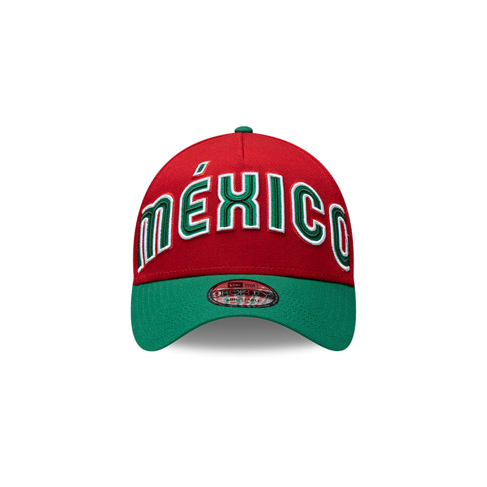 México Emblem 9FORTY A-Frame Snapback Roja