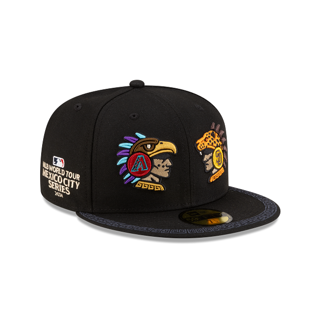 Arizona Diamondbacks VS San Diego Padres MLB Mexico City Series 2026 Fan Pack Prehispanic 59FIFTY Cerrada