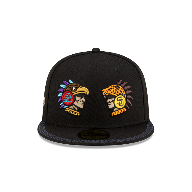 Arizona Diamondbacks VS San Diego Padres MLB Mexico City Series 2026 Fan Pack Prehispanic 59FIFTY Cerrada