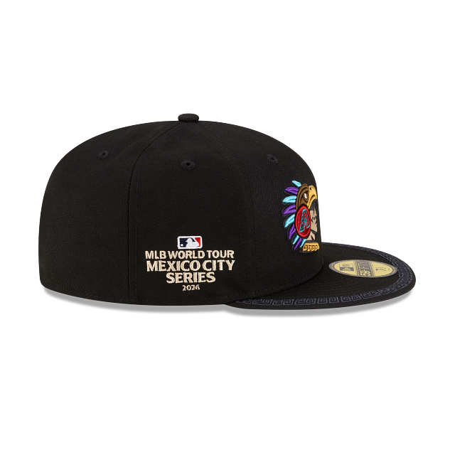 Arizona Diamondbacks VS San Diego Padres MLB Mexico City Series 2026 Fan Pack Prehispanic 59FIFTY Cerrada