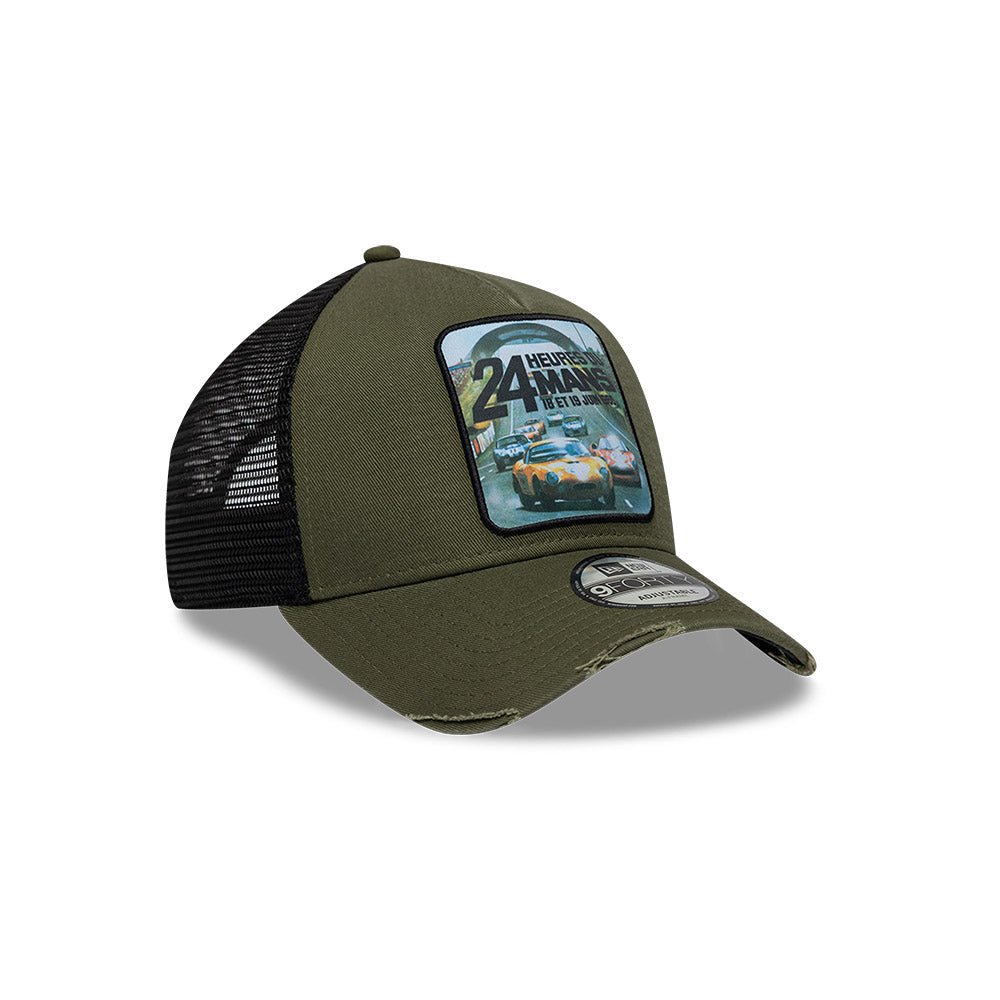 The 24 Hours of Le Mans Distressed 9FORTY A-Frame Trucker Snapback