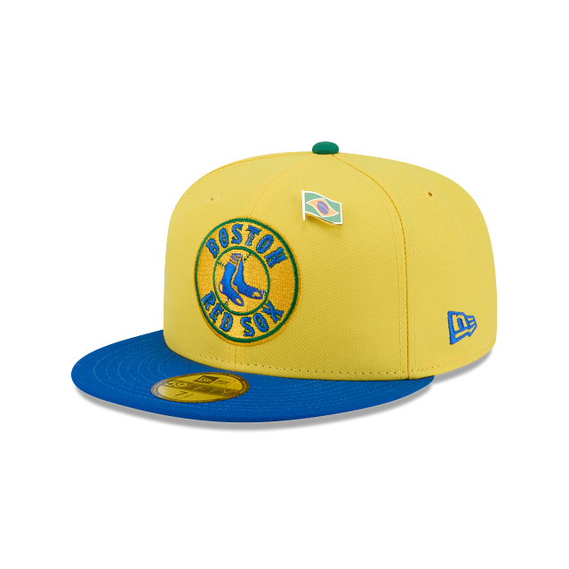 Boston Red Sox Brasil MLB Country Flags 59FIFTY Cerrada