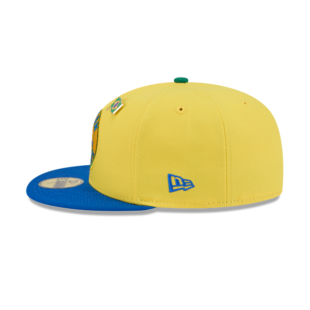 Boston Red Sox Brasil MLB Country Flags 59FIFTY Cerrada