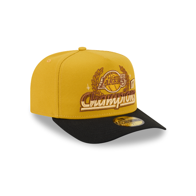 Los Angeles Lakers NBA Hardwood Classics Champions 59FIFTY A-Frame Cerrada
