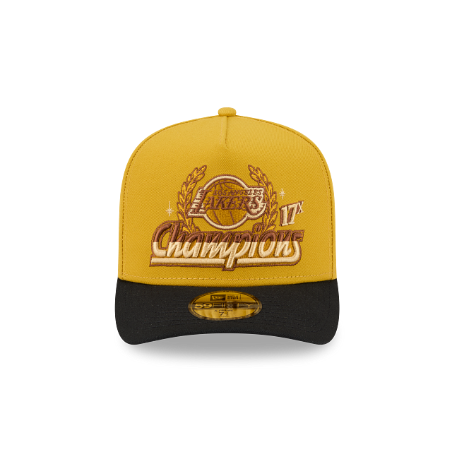 Los Angeles Lakers NBA Hardwood Classics Champions 59FIFTY A-Frame Cerrada
