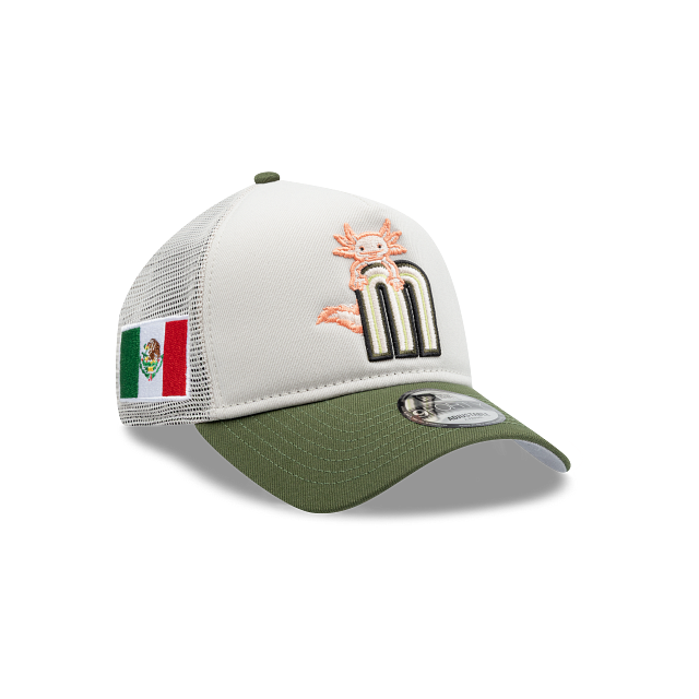México MLB World Baseball Classic Ajolote 9FORTY A-Frame Trucker Snapback