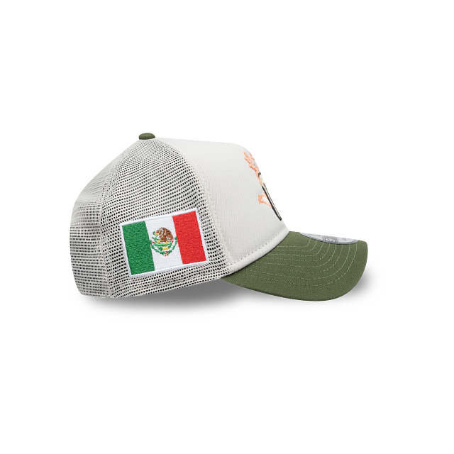 México MLB World Baseball Classic Ajolote 9FORTY A-Frame Trucker Snapback