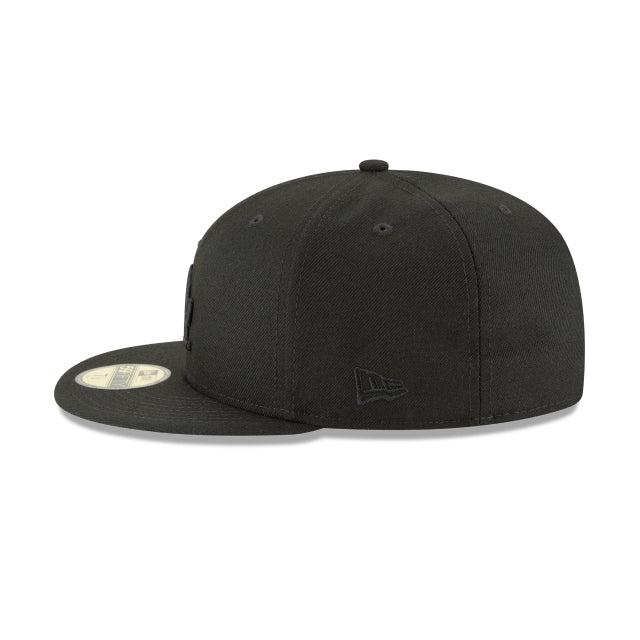 Los Angeles Dodgers Black On Black 59FIFTY Cerrada
